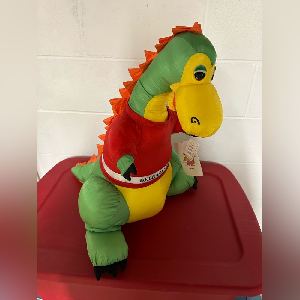 Vintage Green Dinosaur Belkasaurus International Silver